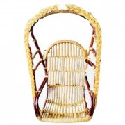 Perambu Chair Indoor Wooden Swings - Perambu Oonjal Golden Yellow 1pc | MyIndia.Sg